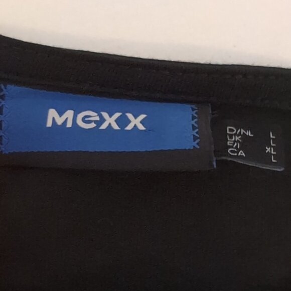 3/$20 Mexx Black Lace Trim Camisole Top Sleeveless Bustier Tank Modal Pleated - Picture 10 of 12